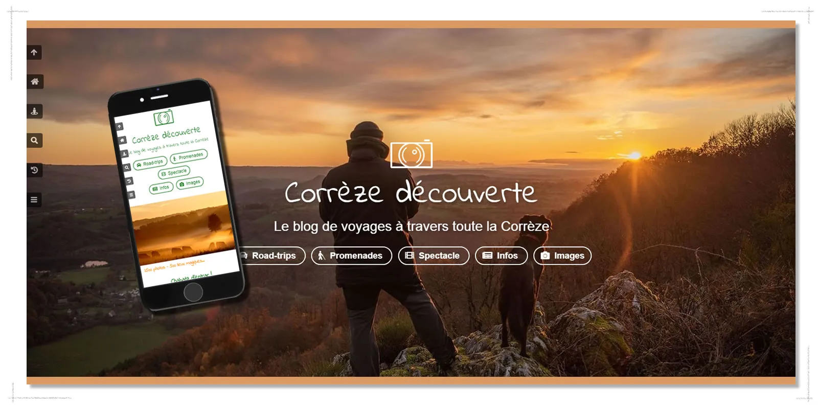 Corrèze découverte - Jeff Allanic - Générateur de micros aventures en photos - Web design 3 - 1